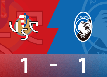 意甲战报：瓦尔迪收获意甲首球，克雷莫纳1-1亚特兰大